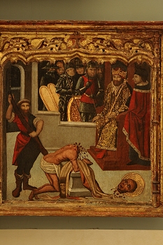 Martirio de San Bartolomé. Retablo de San Bartolomé, Huesca