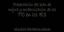 Video montaje: Plan 2007-2009