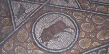 Detalle de mosaico, Museo del Bardo, Túnez