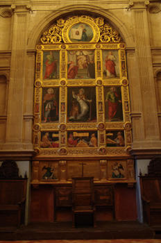 Retablo de la Sala Capitular, Catedral de Jaén, Andalucía