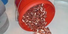 Pellets de cobre para la fabricación de cilindros de hueco