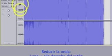 El cursor en Audacity