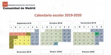 CALENDARIO ESCOLAR 2019-20