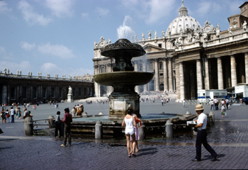 Plaza de San Pedro, Ciudad del Vaticano, Italia
