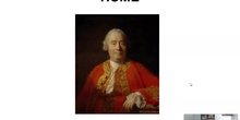 Clase sobre el tema del conocimiento en David Hume