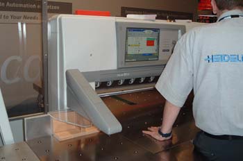 Controles de la guillotina