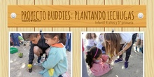 Proyecto Buddies plantando 4 años y 5º (abril 2018)