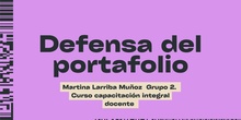 Vídeo defensa del portafolio Martina Larriba