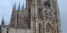 Fachada principal de la Catedral de Burgos, Castilla y León