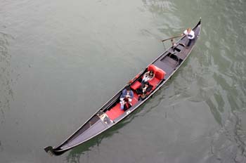 Góndola desde el Rialto, Venecia