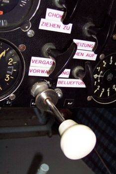 Mando manual de gases