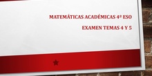 Corrección examen temas 4 y 5