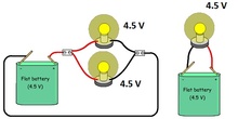 Parallel circuit same voltage