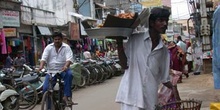 Calle comercial, India