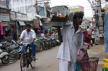 Calle comercial, India