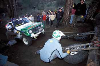 Ascenso con rampa y ruedas