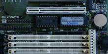 Detalle Zócalo de memoria tipo SIMM (72 contactos)