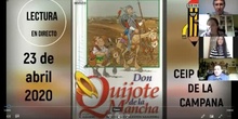 LECTURA DEL QUIJOTE EN DIRECTO DÍA DEL LIBRO