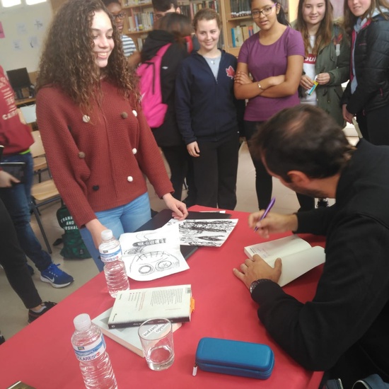 Visita del escritor Nando López_20180404_8