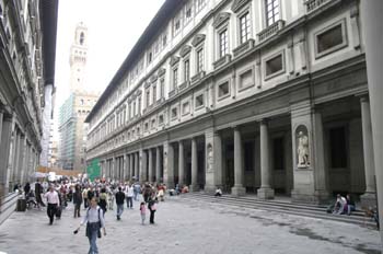 Galleria degli Uffizi y Palazzo della Signoria, Florencia