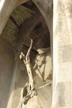 Cristo crucificado, Sagrada Familia, Barcelona