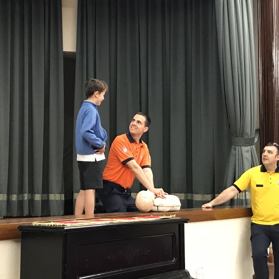 VIsita del SAMUR 4º EP 12