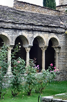 Tejado del claustro de la Iglesia de Roda de Isábena, Huesca