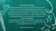 Instrucciones Fátima Mata