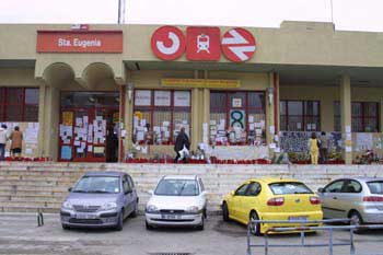 Santuario provisional de la estación de Santa Eugenia