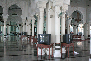 Sala de oración, Mesjid Raya, Banda Ache, Sumatra, Indonesia