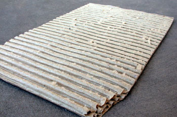 Cartón rizado de embalaje