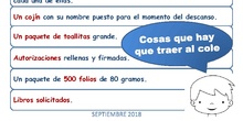 Infantil 3 años_Material Solicitado_CEIP Fernando de los Ríos_Las Rozas_2018-2019  
