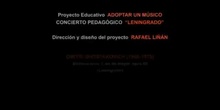 Concierto 1. LENINGRADO. Shostakovich. ADOPTAR MÚSICO I