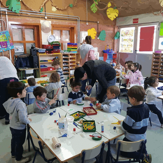 2018_12_17_Inf 3 A_Taller de panderetas_CEIP FDLR_Las Rozas 6