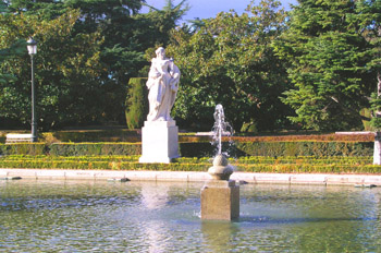 Fuente en Palacio Real, Madrid