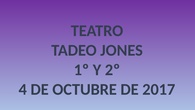 Teatro Tadeo Jones 1º y 2º EP. CEIP Pinocho 2017/18