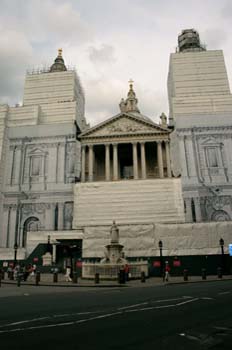 Saint Paul Cathedral en restauración, Londres