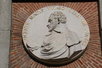 Medallón del pintor Juan de Juanes