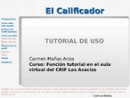 Taller uso calificador