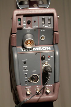 Cámara de estudio, panel trasero