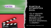 4ª ETAPA. EXCEL Y PARÁMETROS ESTADÍSTICOS. ESPACIO APRENDIZAJE-ESTADÍSTICA