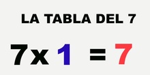 LA TABLA DEL 7