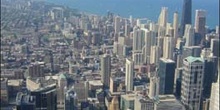 Vistas aéreas de Chicago, Estados Unidos