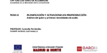 TEMA 8. Preproducción sonido directo cine pdf