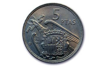 Pesetas, Cruz