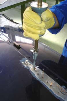 Operación de tiro con arandelas