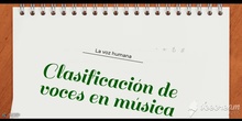 PRIMARIA - 3º, 4º, 5º - CLASIFICACIÓN DE VOCES EN MÚSICA VERSIÓN COMPLEJA - MÚSICA - FORMACIÓN