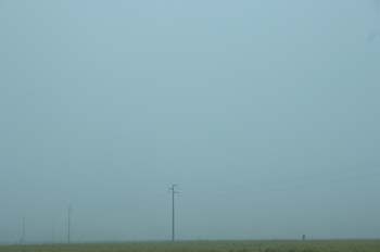 Llanura padana con niebla