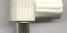 conector cable de antena macho vista lateral
