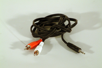 Adaptador minijack RCA estéreo